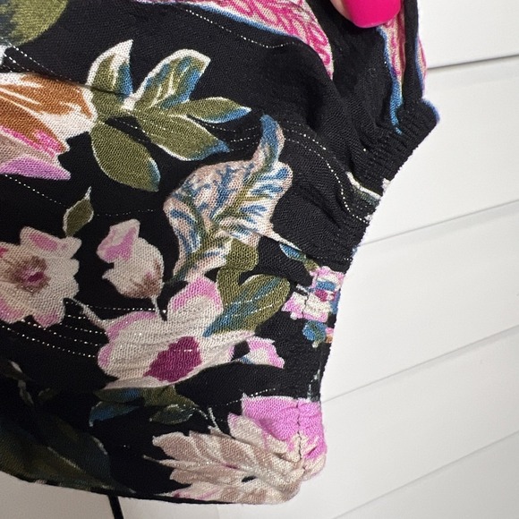 Jessica Simpson Damia Floral Balloon Sleeve Ruffle Tiered Maxi Dress Small NWT - Picture 11 of 16